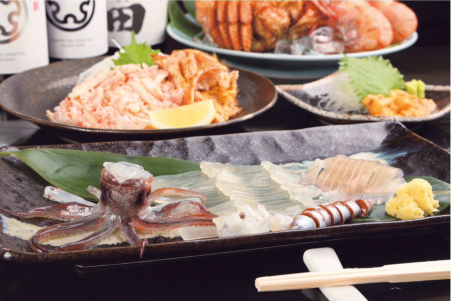 北海道の天然海鮮なら【函館 開陽亭すすきの】厳選した北海道の本物素材を豊富に取り揃え